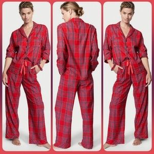 Victoria Secret Plaid Flannel Pajamas
